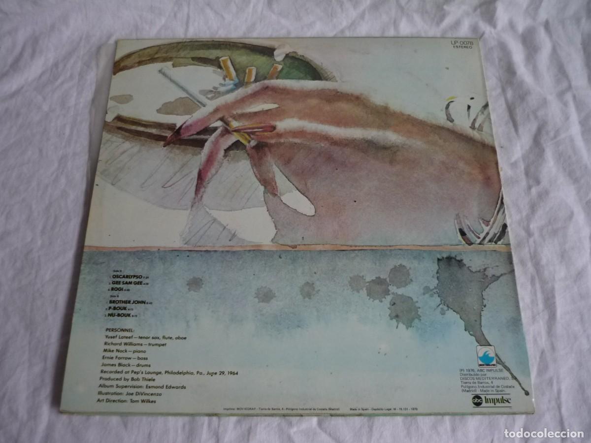 Discos de vinilo: LP vinilo Yusef Lateef, Club Date, Impulse 1976 - Foto 2