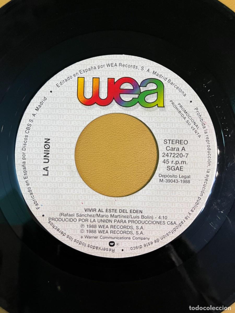 Discos de vinilo: La Uni&oacute;n &lrm;&ndash; Vivir Al Este Del Eden - Foto 3