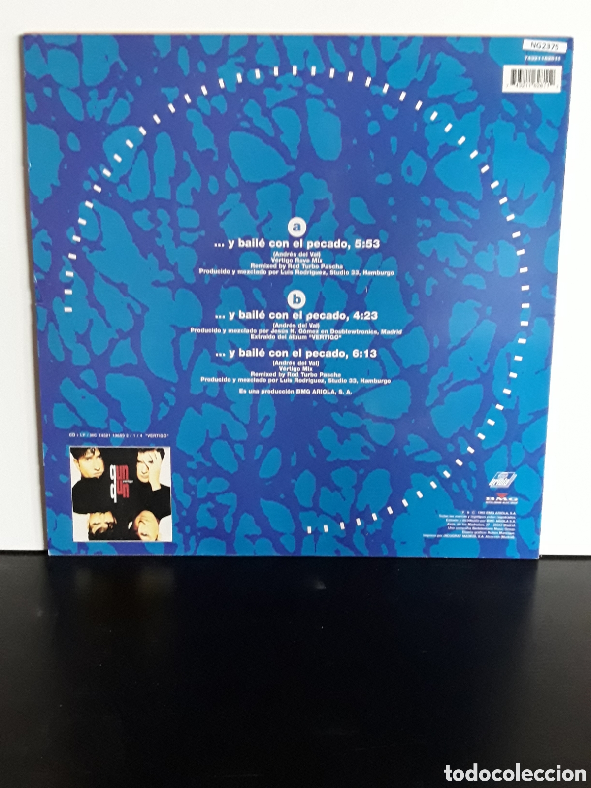 Discos de vinilo: Qun Qun &lrm;&ndash; ... Y Bail&eacute; Con El Pecado - Foto 2