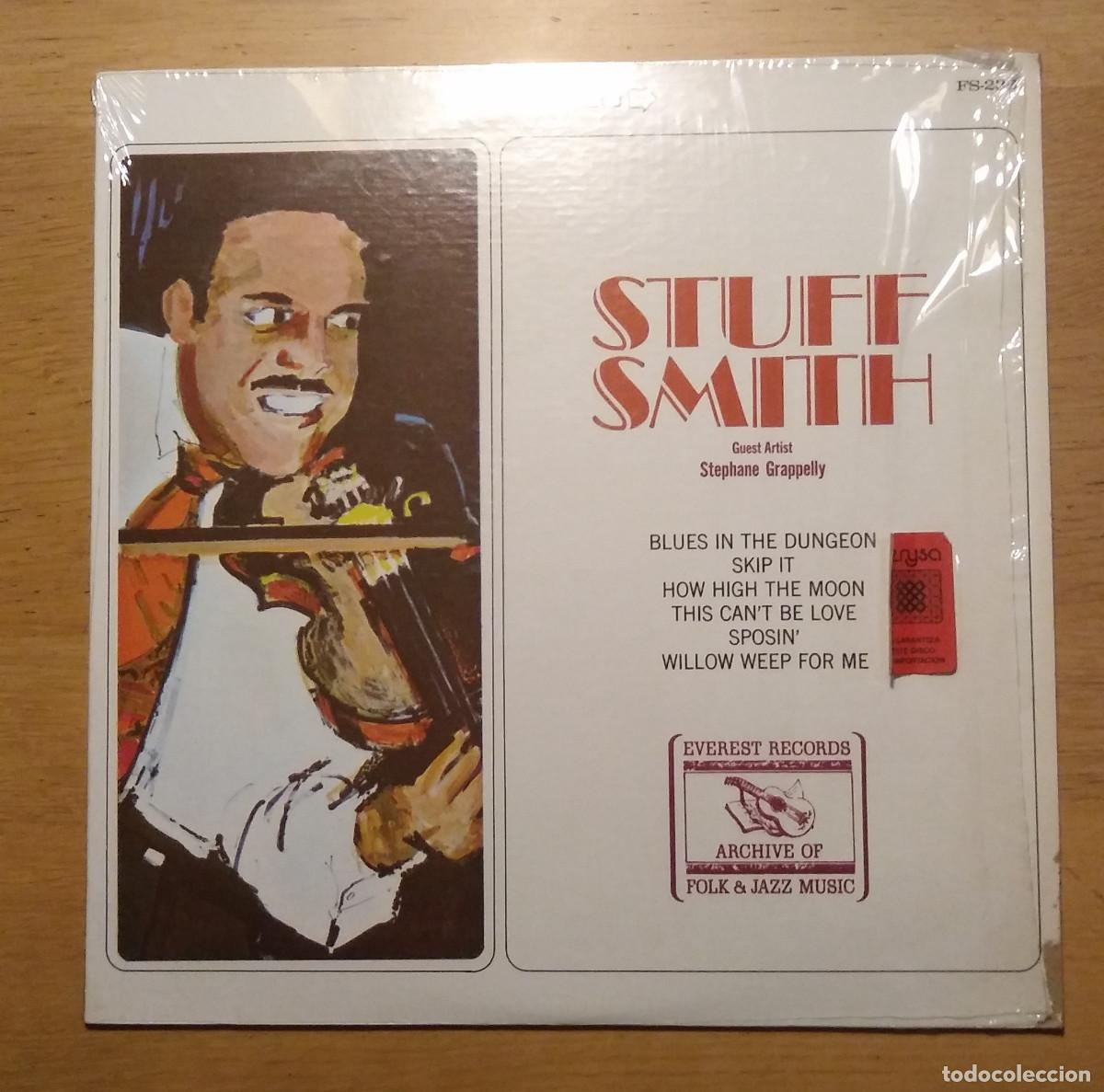 Discos de vinilo: STUFF SMITH: &rdquo;STUFF SMITH&rdquo; LP VINILO - JAZZ - VIOLIN - EVEREST RECORDS - Foto 1