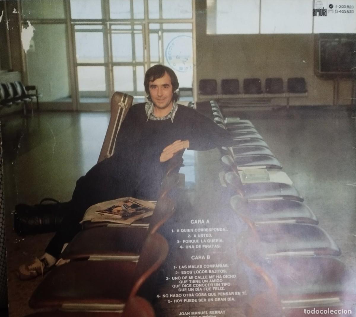 Discos de vinilo: DISCO VINILO LP EN TR&Aacute;NSITO - JOAN MANUEL SERRAT - - Foto 2