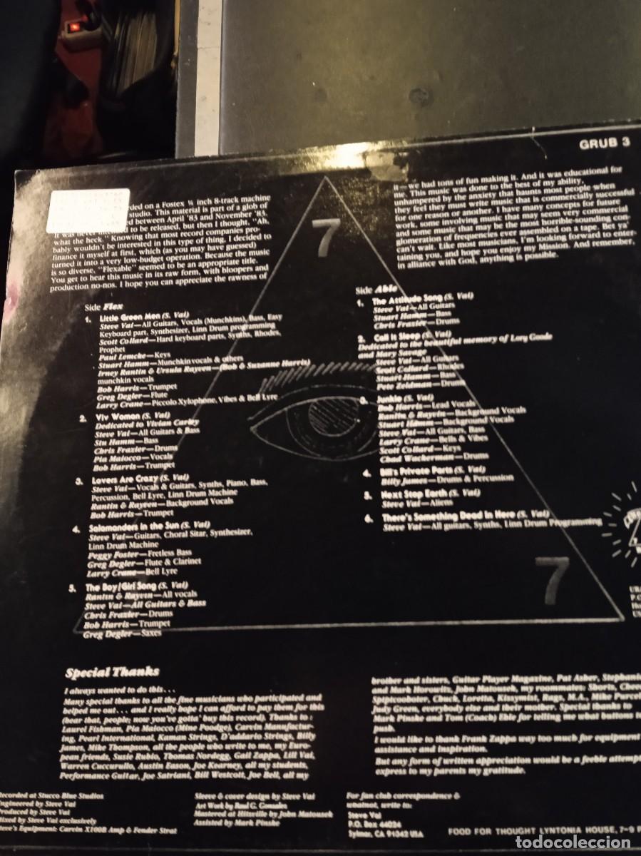Discos de vinilo: STEVE VAI- FLEX-ABLE. LP - Foto 2