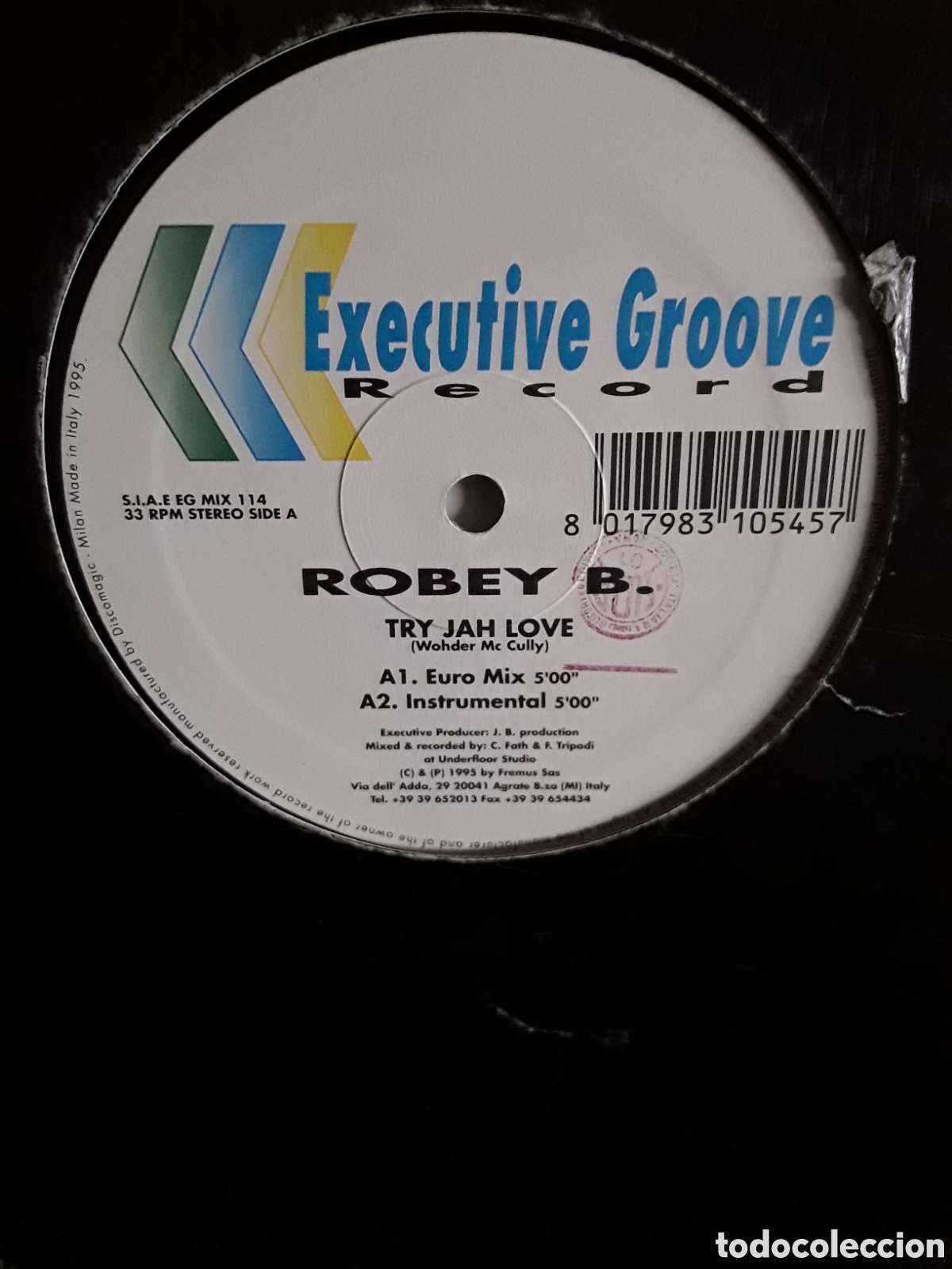 Discos de vinilo: Robey B. &lrm;&ndash; Try Jah Love - Foto 2