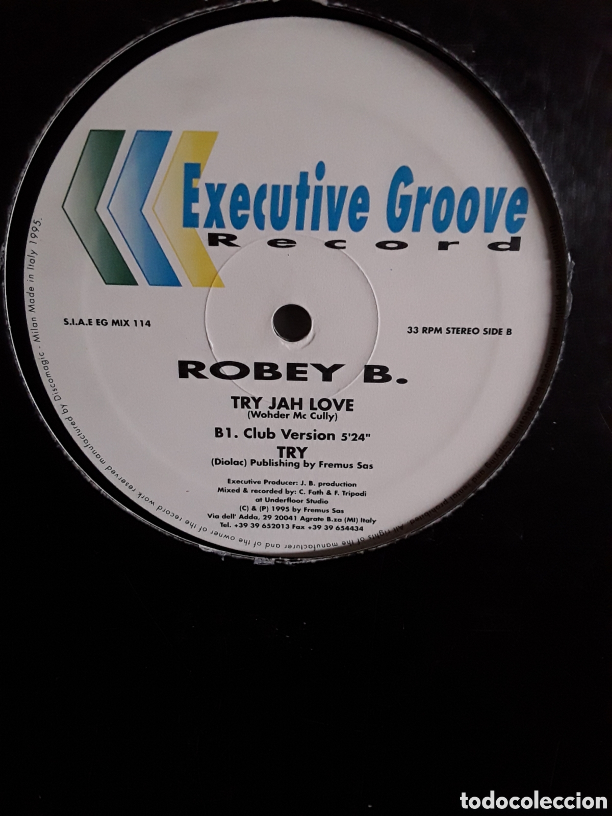 Discos de vinilo: Robey B. &lrm;&ndash; Try Jah Love - Foto 1