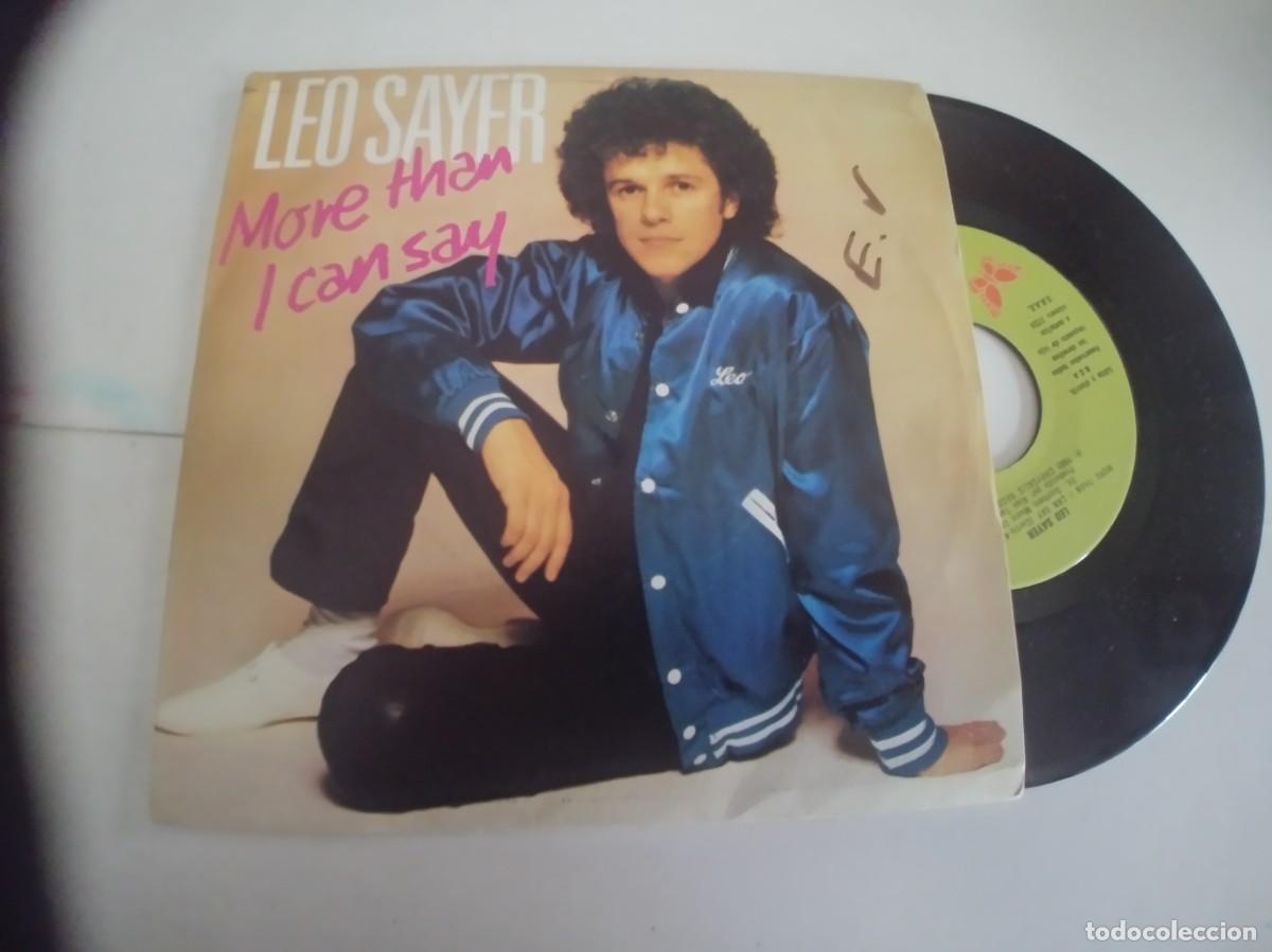 Discos de vinilo: LEO SAYER-SINGLE MORE THAN I CAN SAY - Foto 1