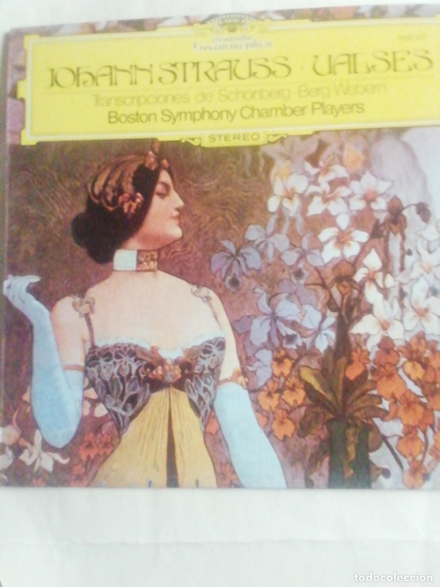 Discos de vinilo: JOHANN STRAUSS. VALSES. DISCO DE VINILO - Foto 1