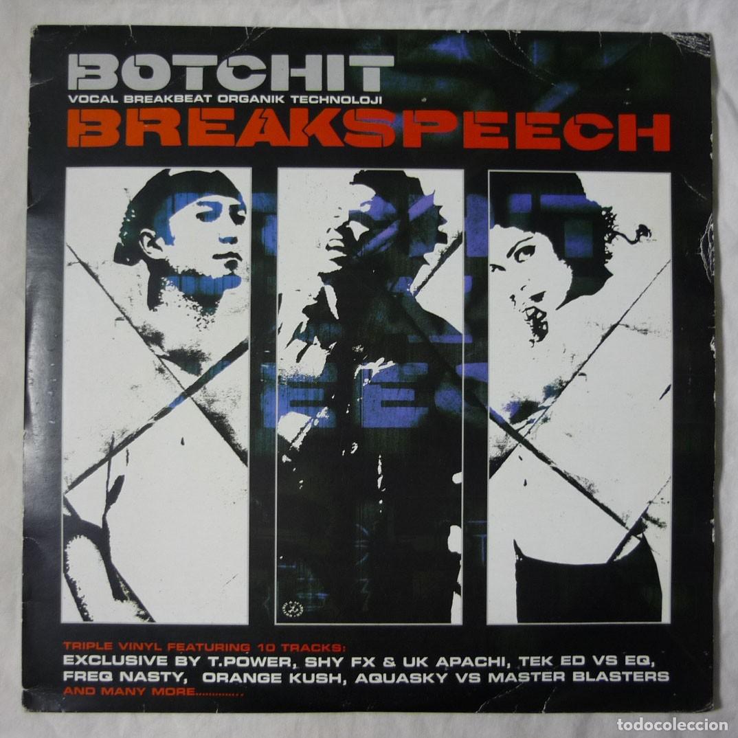 Discos de vinilo: Triple LP vinilo Botchit Breakspeech 2000 - Foto 1