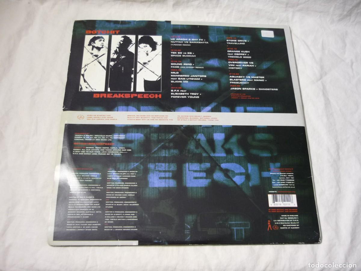 Discos de vinilo: Triple LP vinilo Botchit Breakspeech 2000 - Foto 2