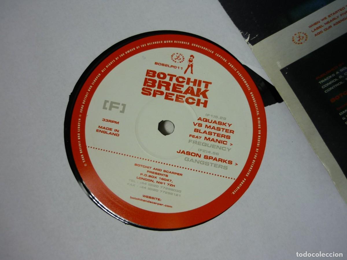 Discos de vinilo: Triple LP vinilo Botchit Breakspeech 2000 - Foto 3