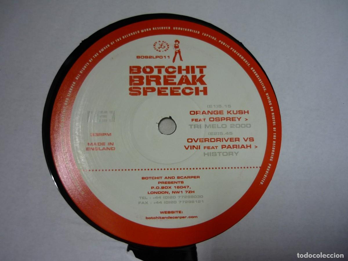 Discos de vinilo: Triple LP vinilo Botchit Breakspeech 2000 - Foto 4