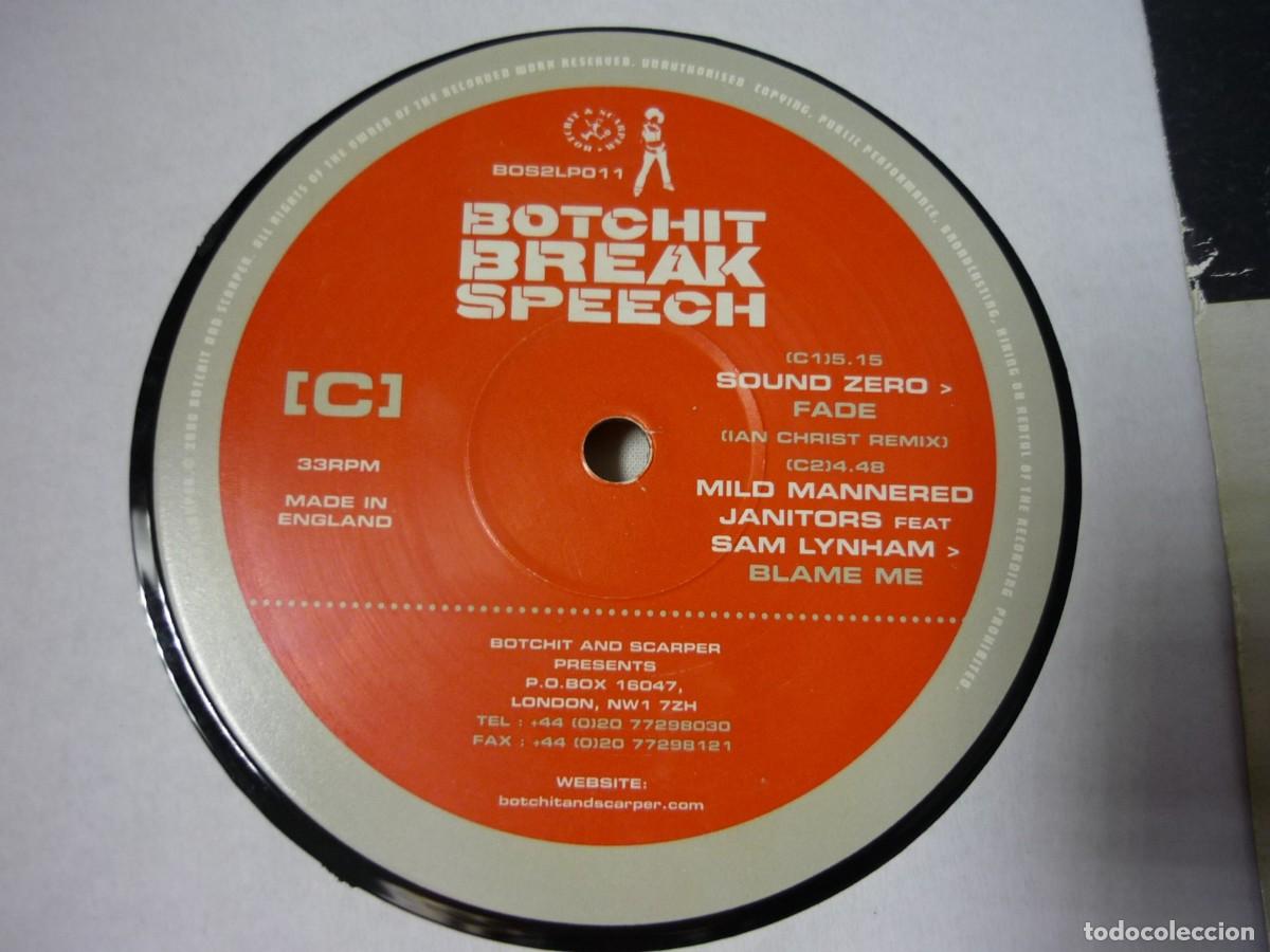Discos de vinilo: Triple LP vinilo Botchit Breakspeech 2000 - Foto 5