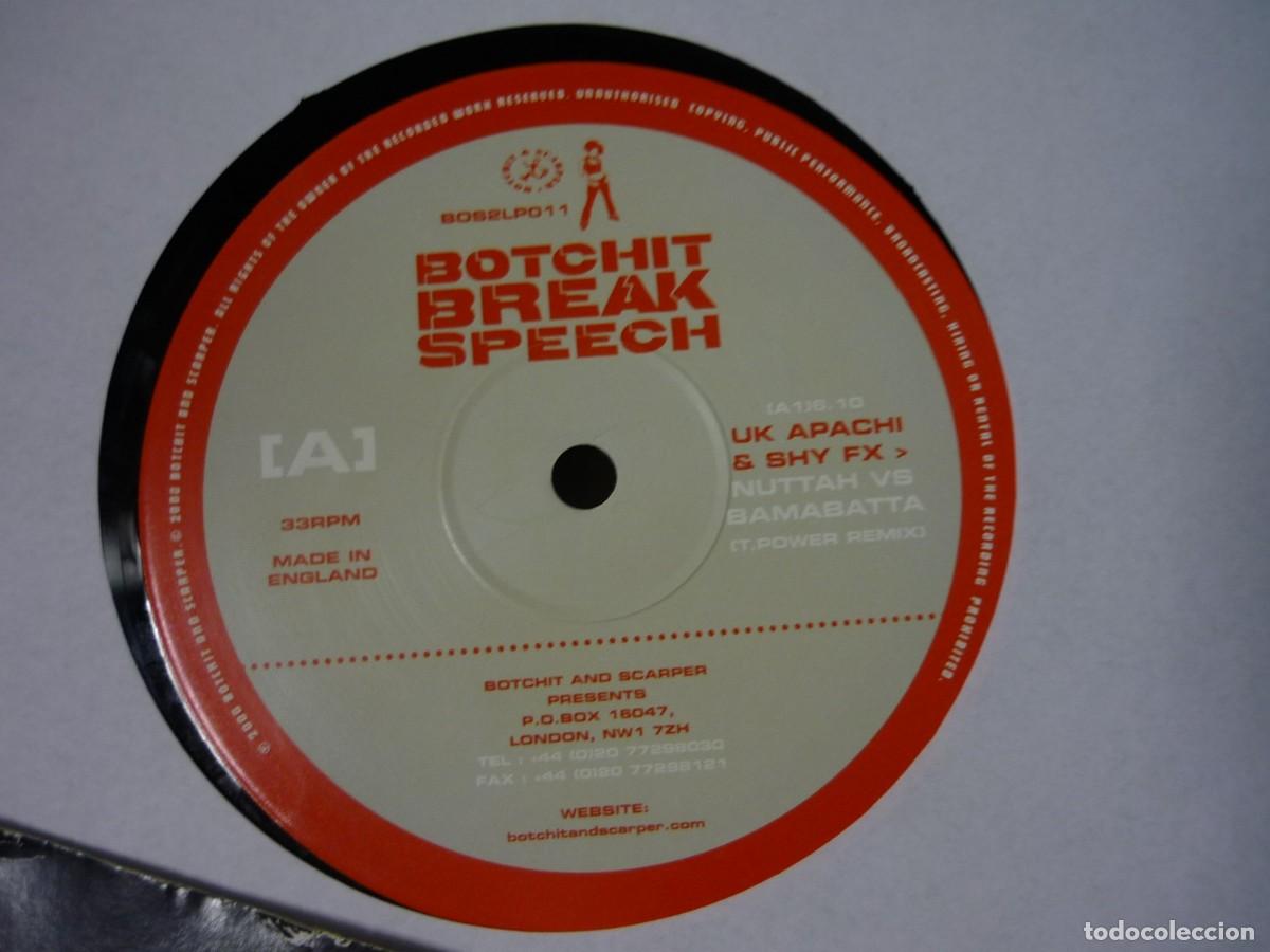 Discos de vinilo: Triple LP vinilo Botchit Breakspeech 2000 - Foto 8