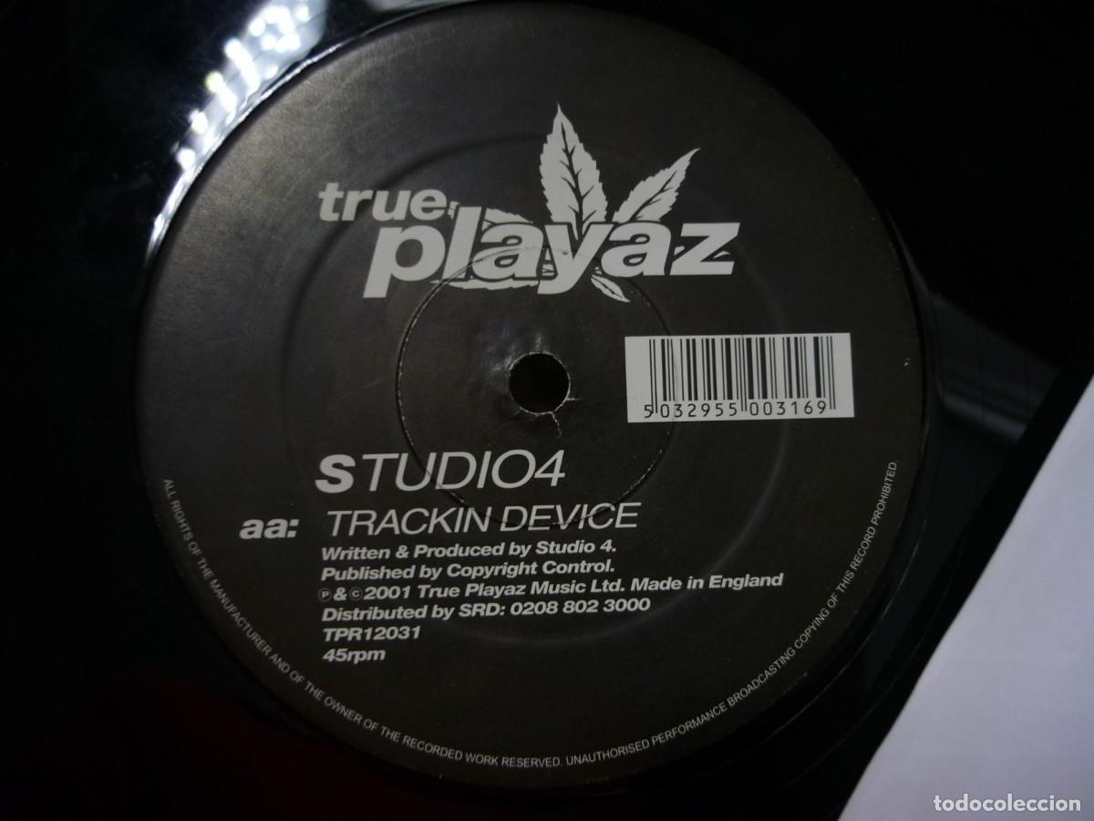 Discos de vinilo: LP vinilo Studio4 Trackin device True playaz - Foto 4