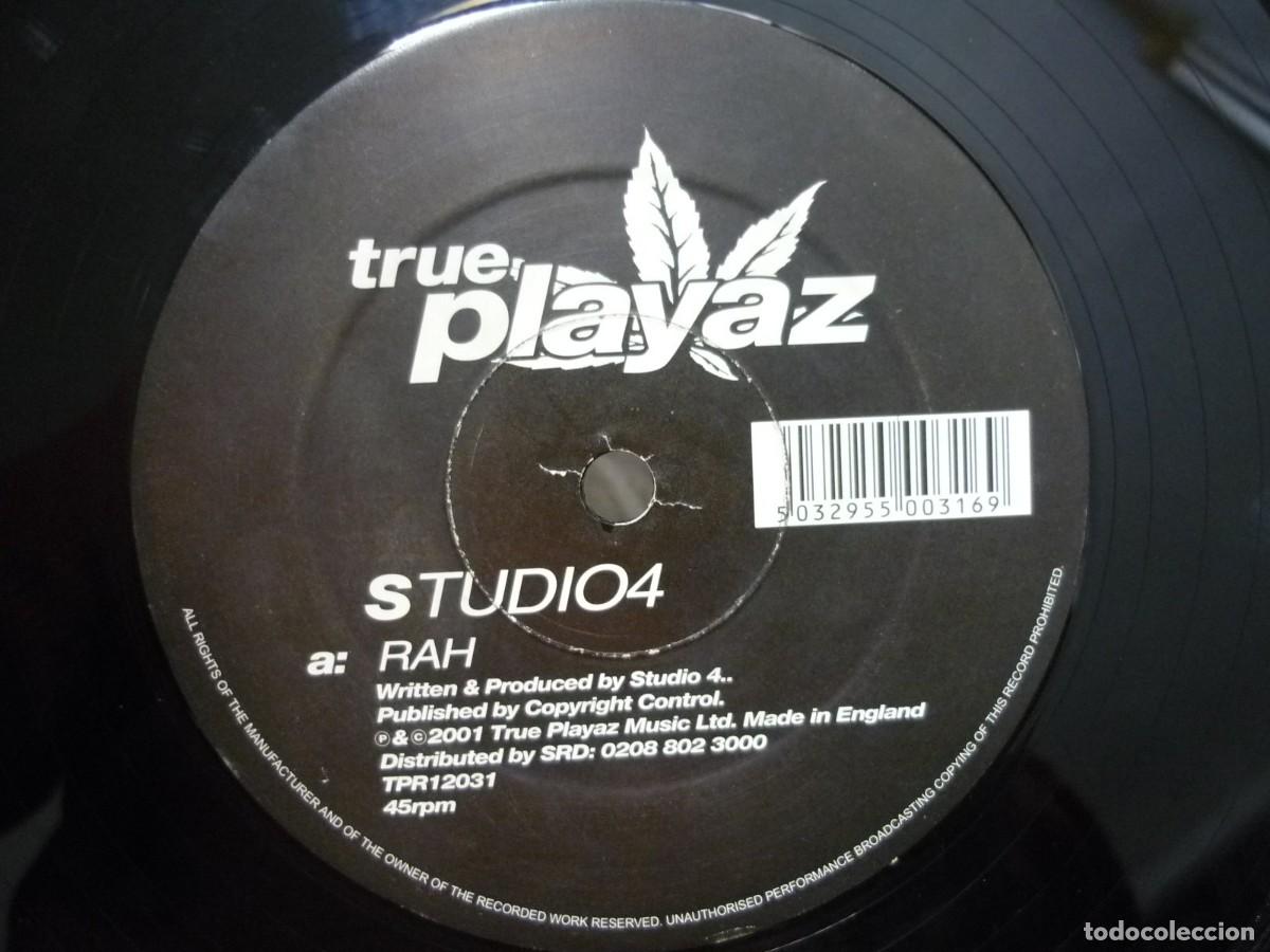 Discos de vinilo: LP vinilo Studio4 Trackin device True playaz - Foto 5