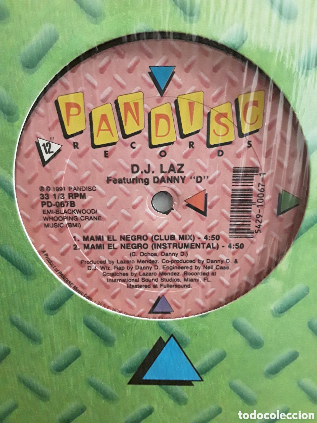 Discos de vinilo: D.J. Laz* Featuring Danny &rdquo;D&rdquo; &lrm;&ndash; Mami El Negro - Foto 2