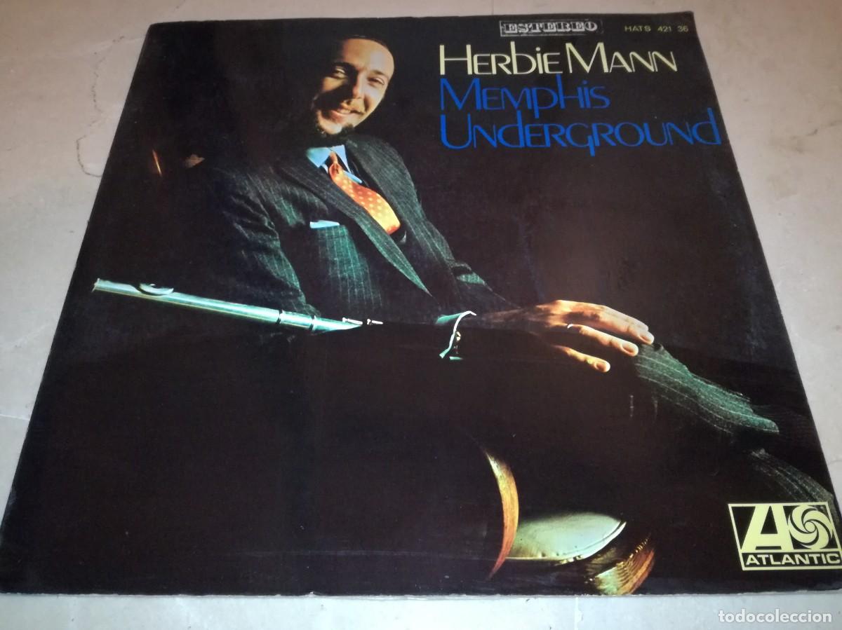 Discos de vinilo: HERBIE MANN-MEMPHIS UNDERGROUND-GATEFOLD-ORIGINAL ESPA&Ntilde;OL 1969 - Foto 1