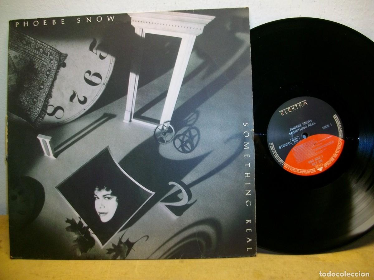 Discos de vinilo: Phoebe Snow &ndash; Something Real 1989 LP - Foto 1