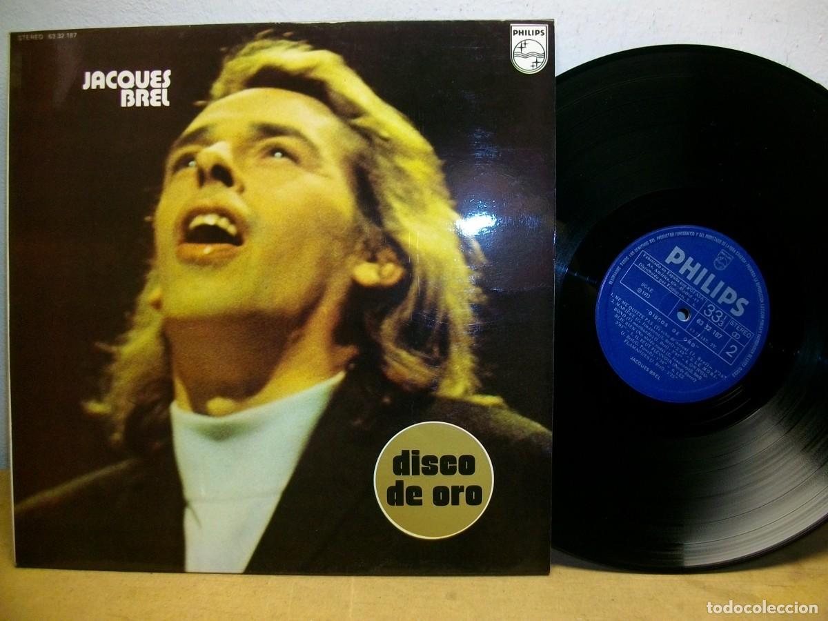 Discos de vinilo: Jacques Brel &ndash; DISCO DE ORO LP - Foto 1