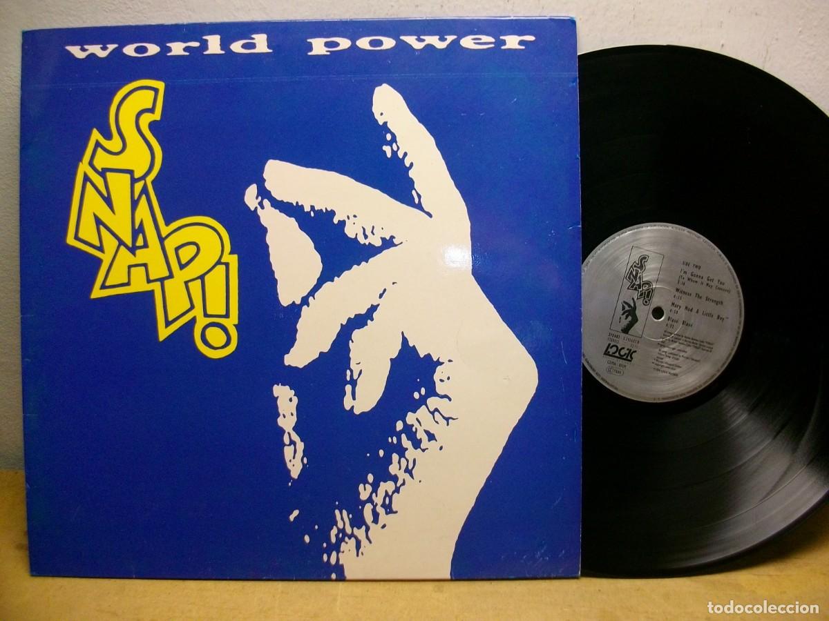Discos de vinilo: Snap! World power (1990) LP - Foto 1