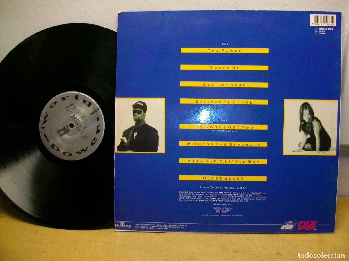 Discos de vinilo: Snap! World power (1990) LP - Foto 2