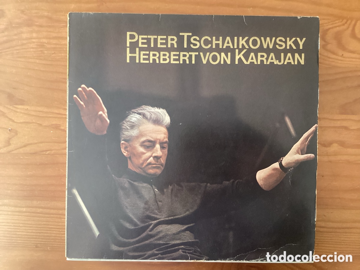 Discos de vinilo: PETER TSCHAIKOWSKY HERBERT VON KARAJAN - Foto 1
