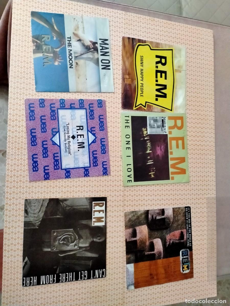 Discos de vinilo: vinilos single de rem-lote - Foto 1