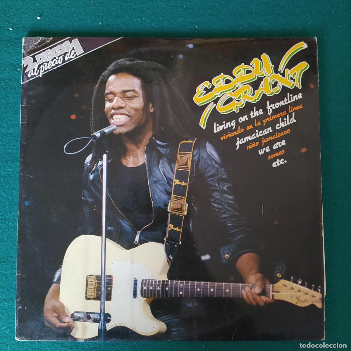 Discos de vinilo: EDDY GRANT. LIVING ON THE FRONT LINE - Foto 1