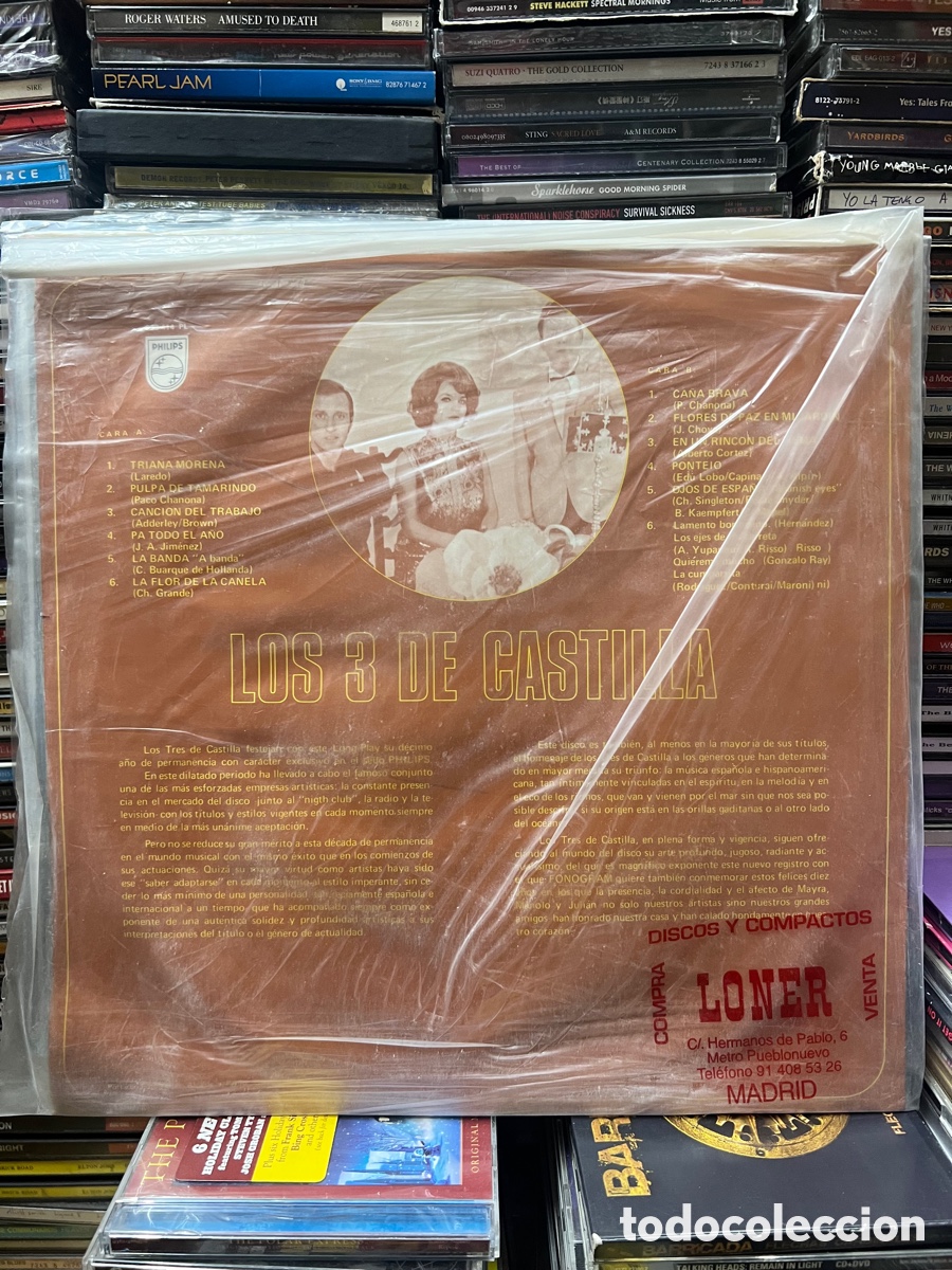 Discos de vinilo: Los 3 de castilla Triana Morena - Foto 2