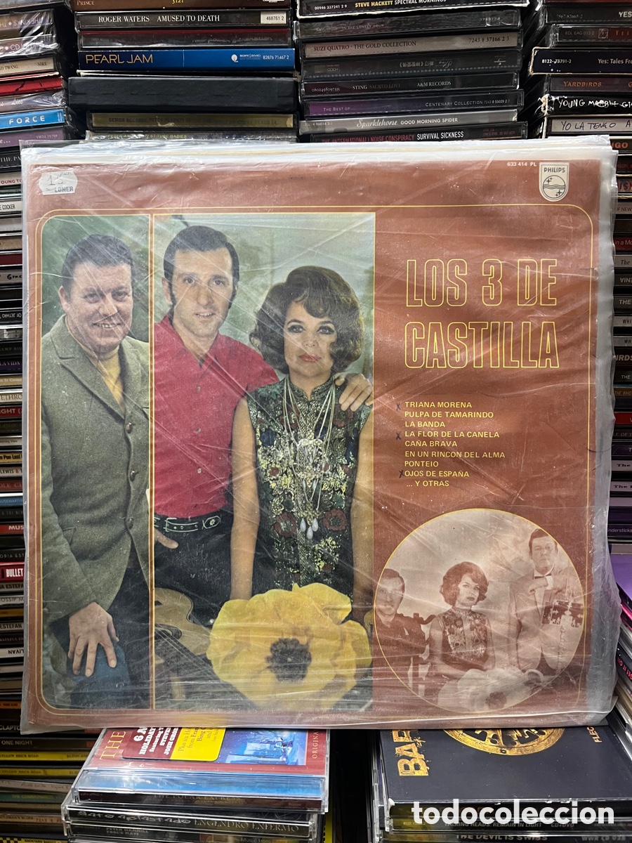 Discos de vinilo: Los 3 de castilla Triana Morena - Foto 1