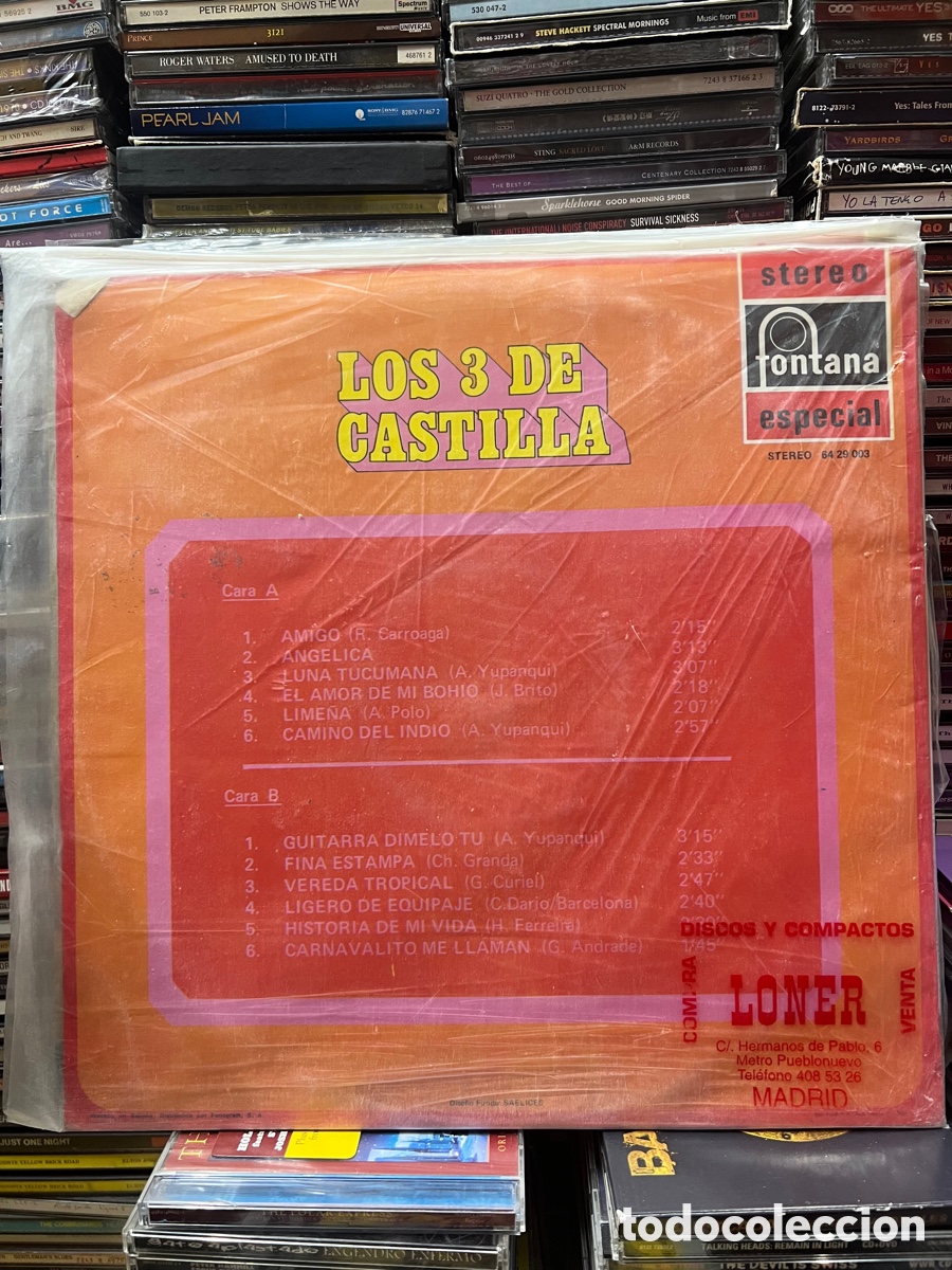 Discos de vinilo: Los 3 de castilla Amigo - Foto 2