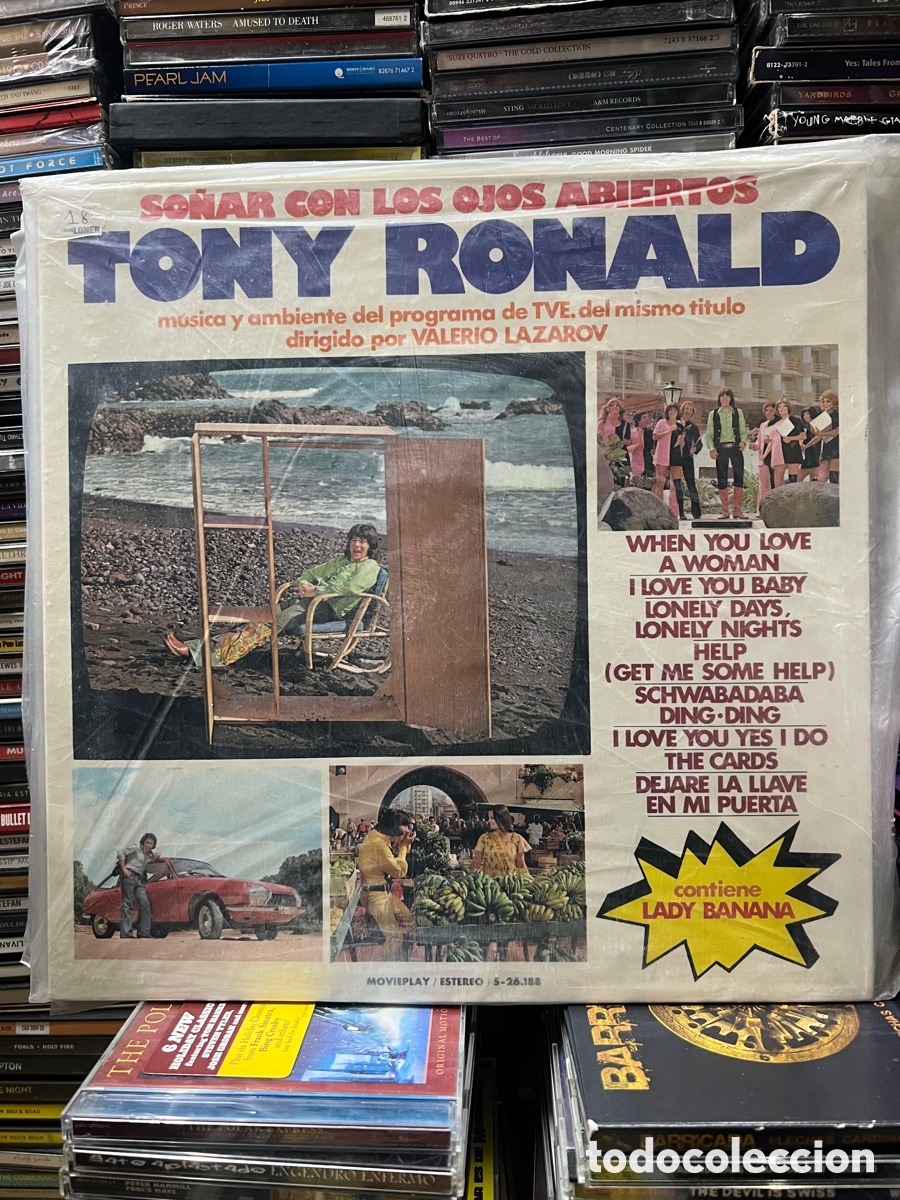 Discos de vinilo: So&ntilde;ar con los ojos abiertos Tony Ronald - Foto 1