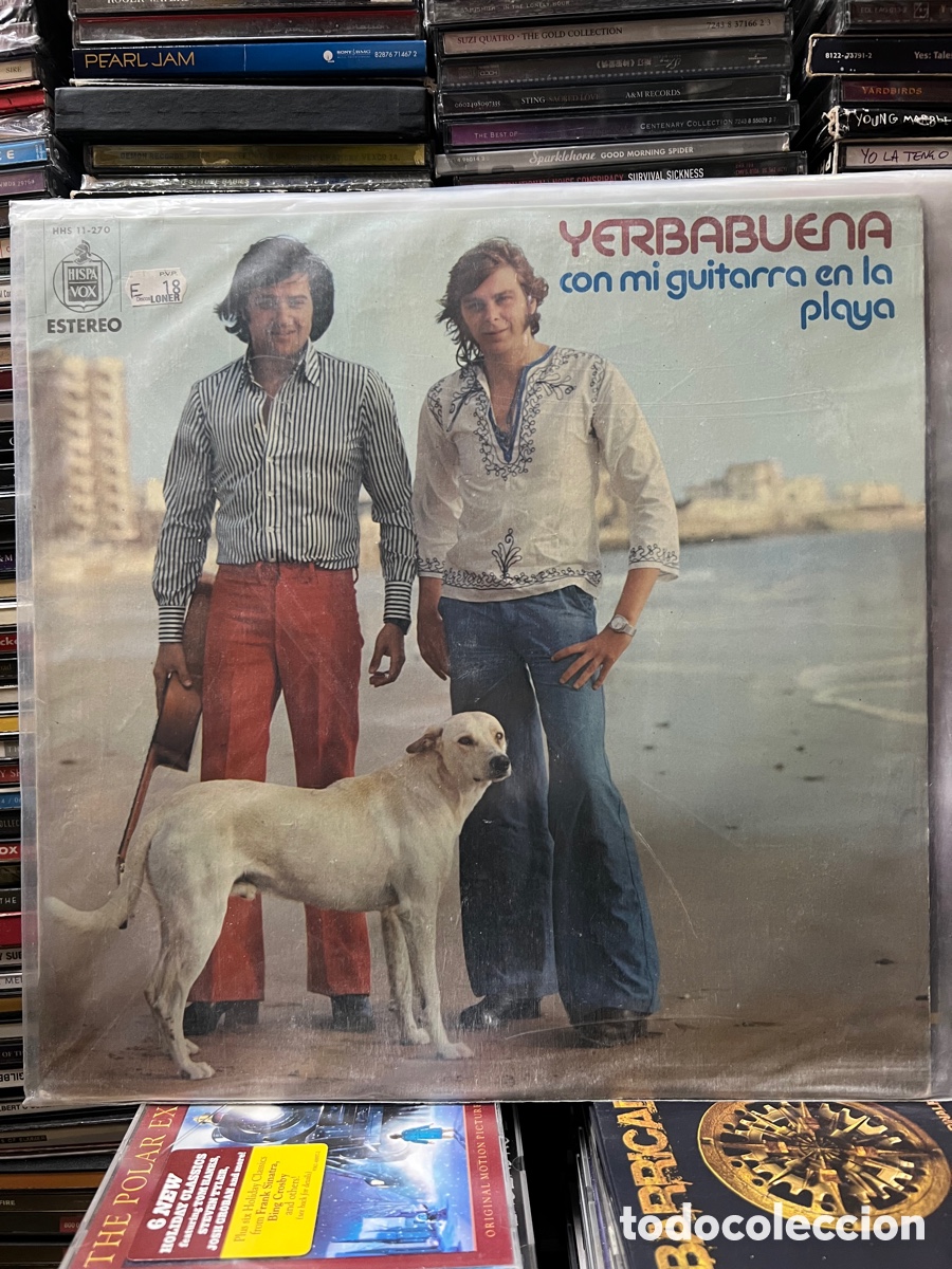 Discos de vinilo: Yerbabuena con mi guitarra en la playa - Foto 1