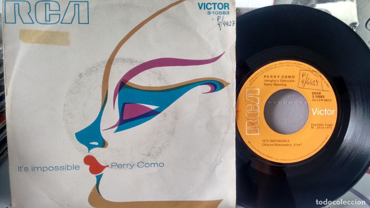 Discos de vinilo: Single ( vinilo) de PERRY COMO a&ntilde;os 70 - Foto 1