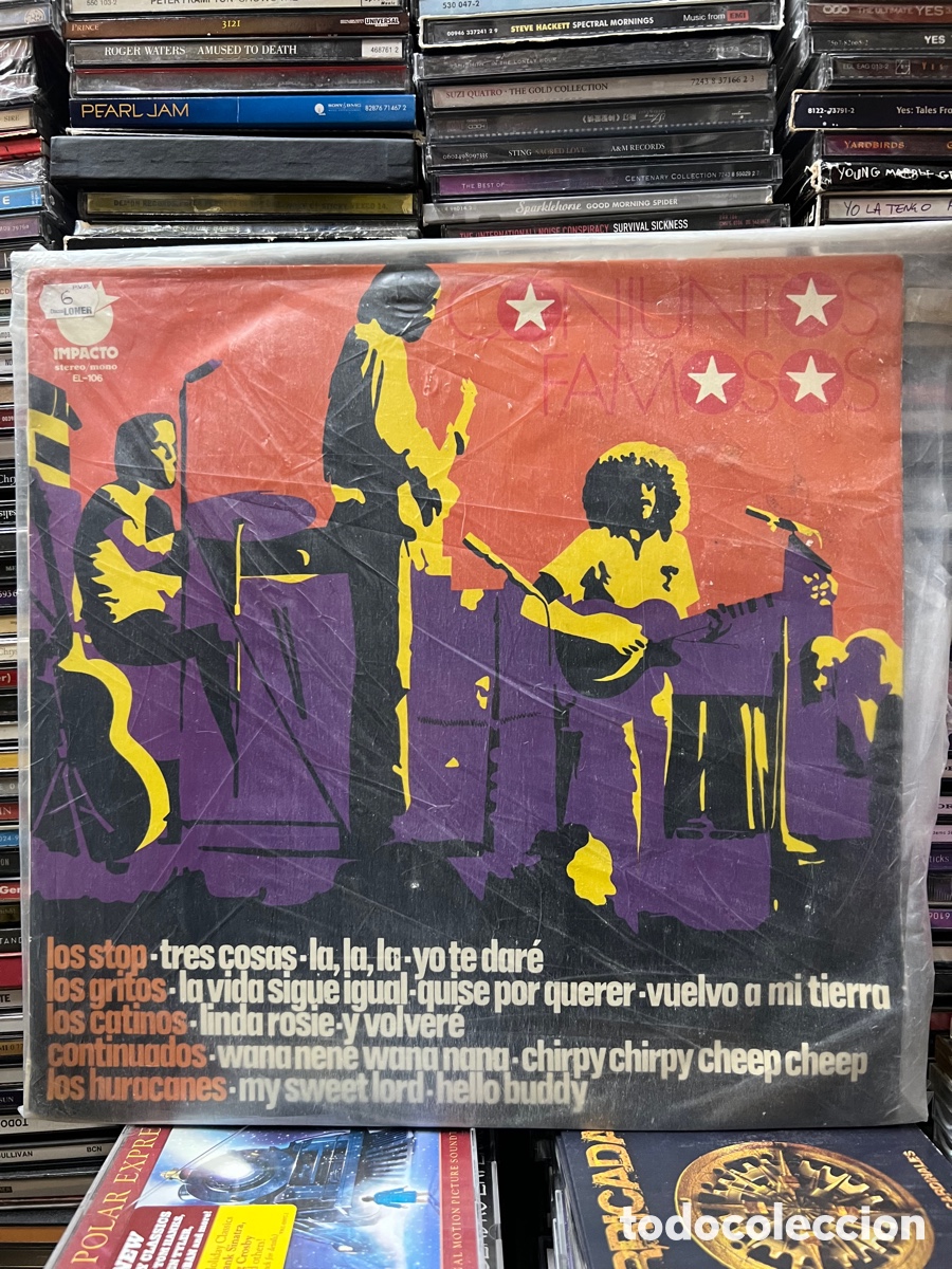 Discos de vinilo: Conjuntos famosos Los stop los gritos - Foto 1