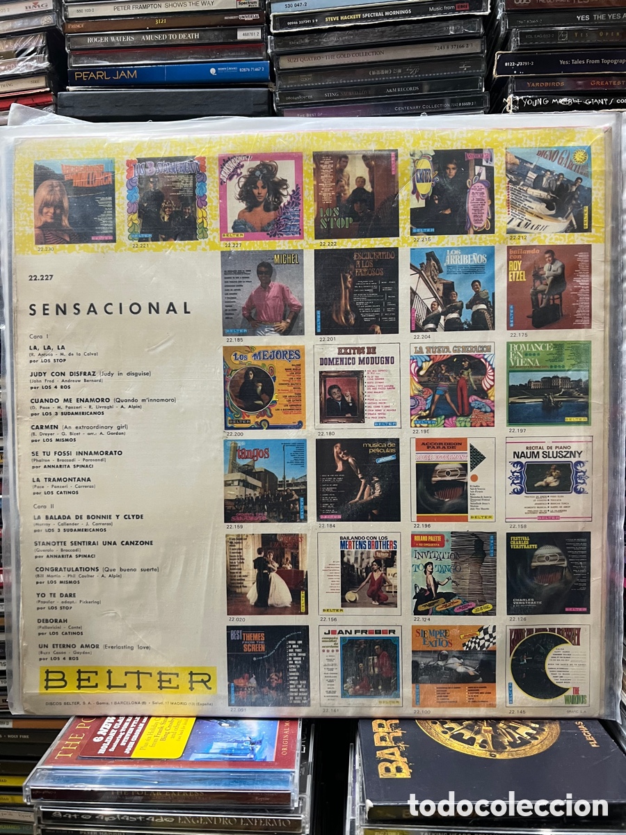 Discos de vinilo: Sensacional !! Yo te dar&eacute; La, la, la Los stop &hellip; - Foto 2