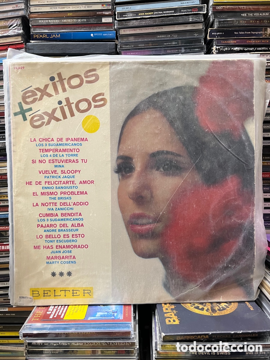 Discos de vinilo: &Eacute;xitos + &eacute;xitos La chica de ipanema Los 3 sudamericanos &hellip; etc - Foto 1