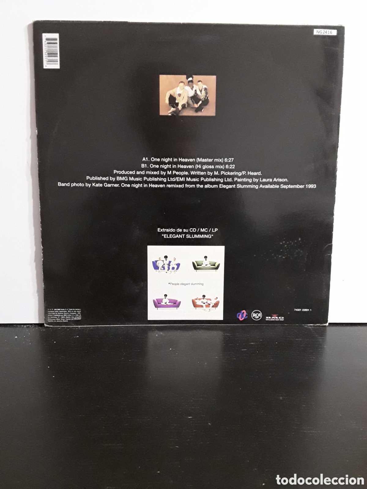 Discos de vinilo: M People &lrm;&ndash; One Night In Heaven - Foto 2