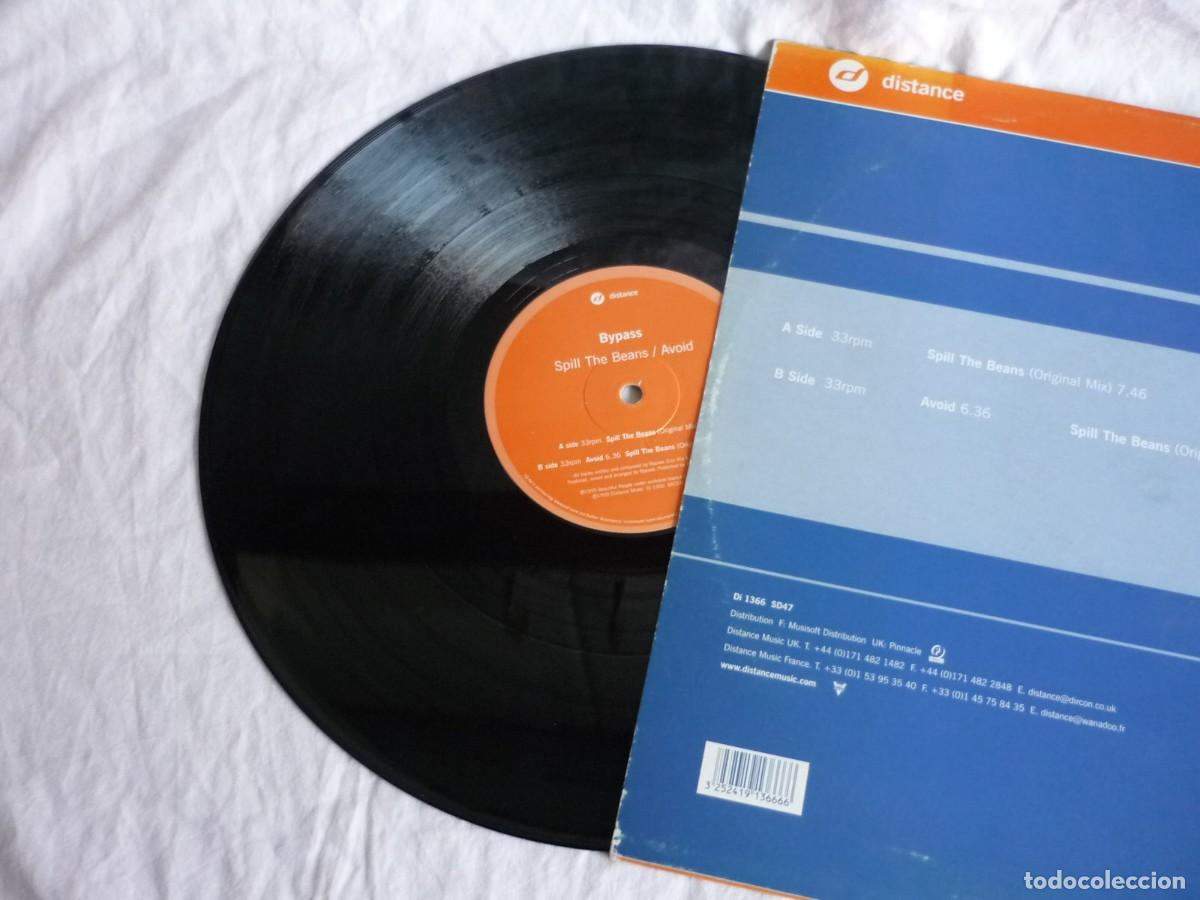 Discos de vinilo: LP vinilo Bypass Spill the Beans/Avoid 1999 - Foto 3