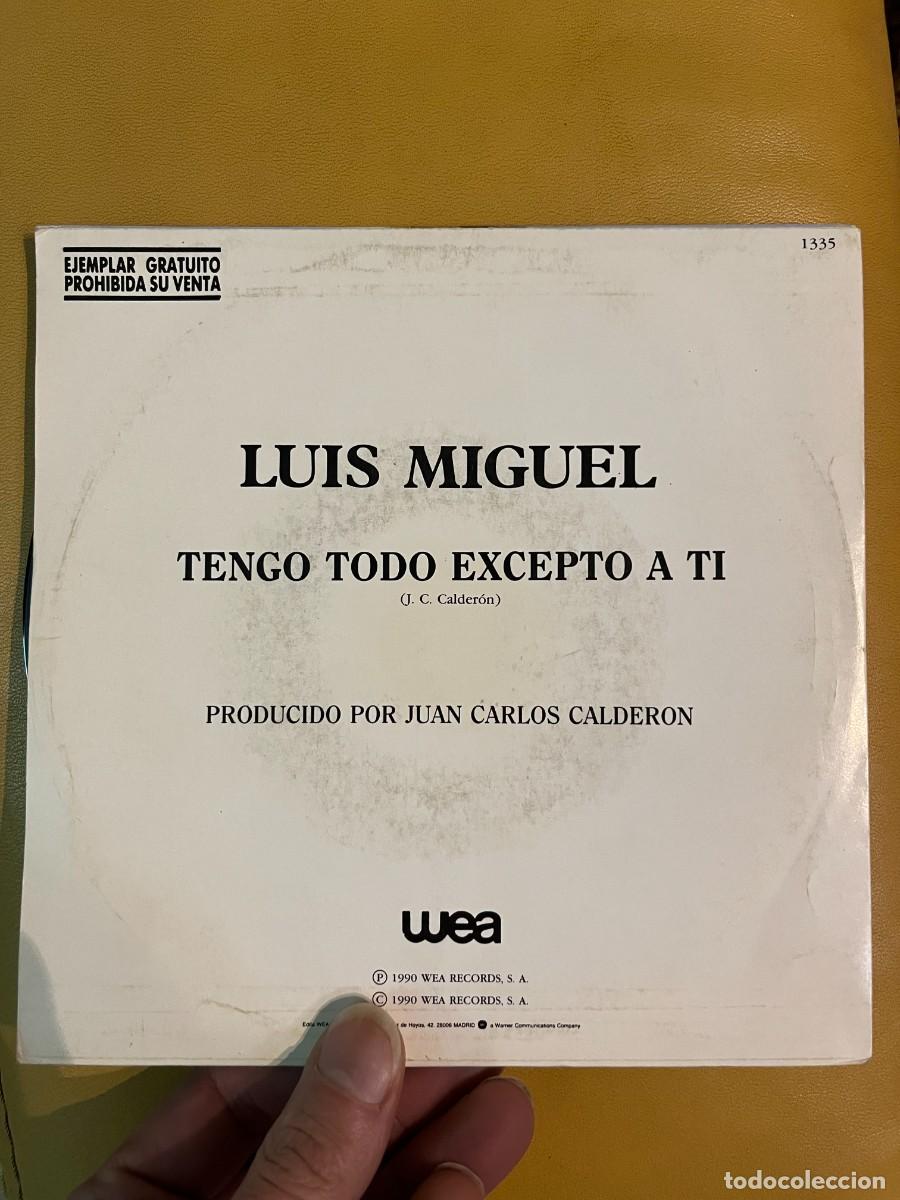 Discos de vinilo: Luis Miguel &lrm;&ndash; Tengo Todo Excepto A Ti - Foto 2