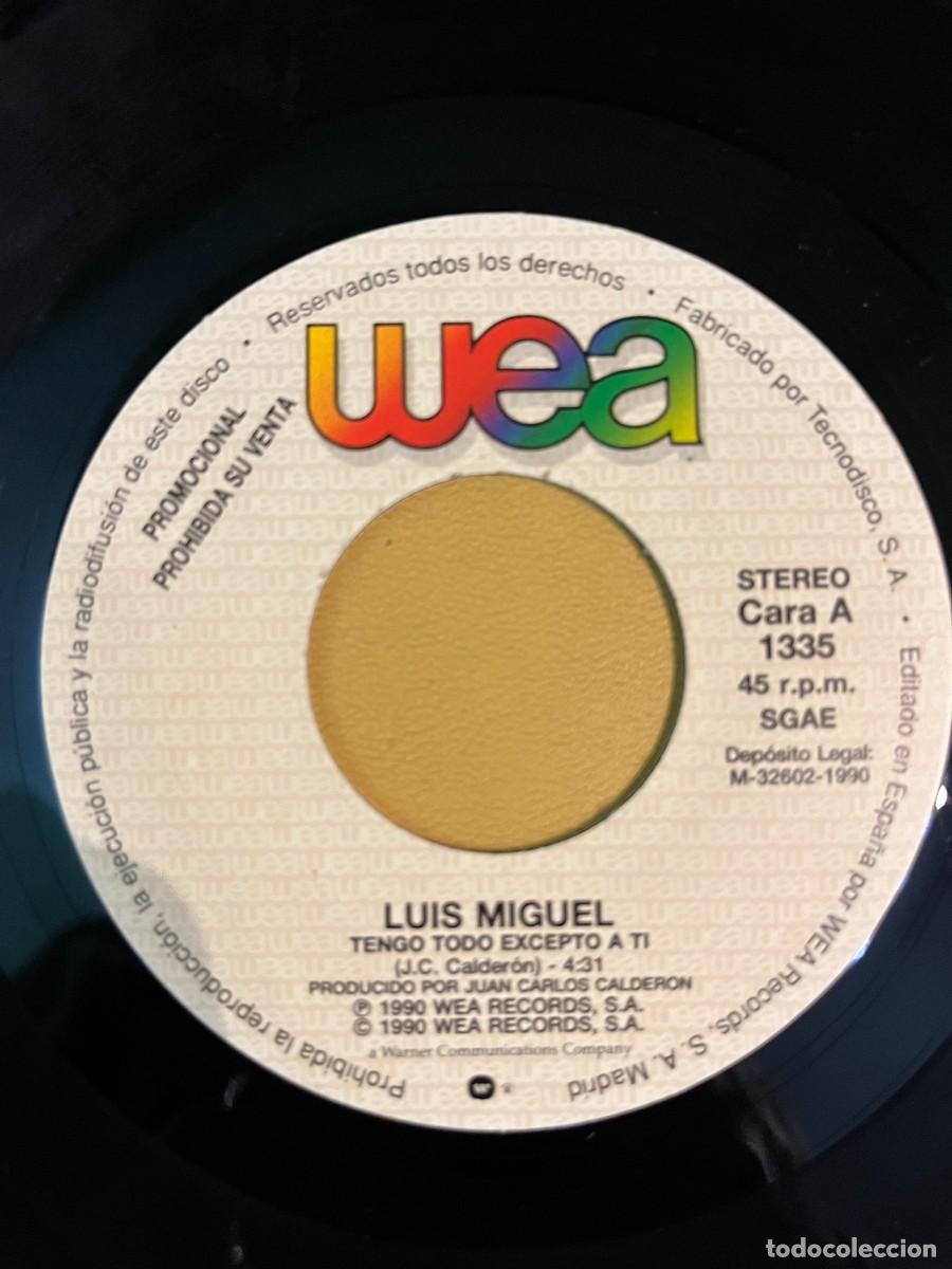 Discos de vinilo: Luis Miguel &lrm;&ndash; Tengo Todo Excepto A Ti - Foto 3