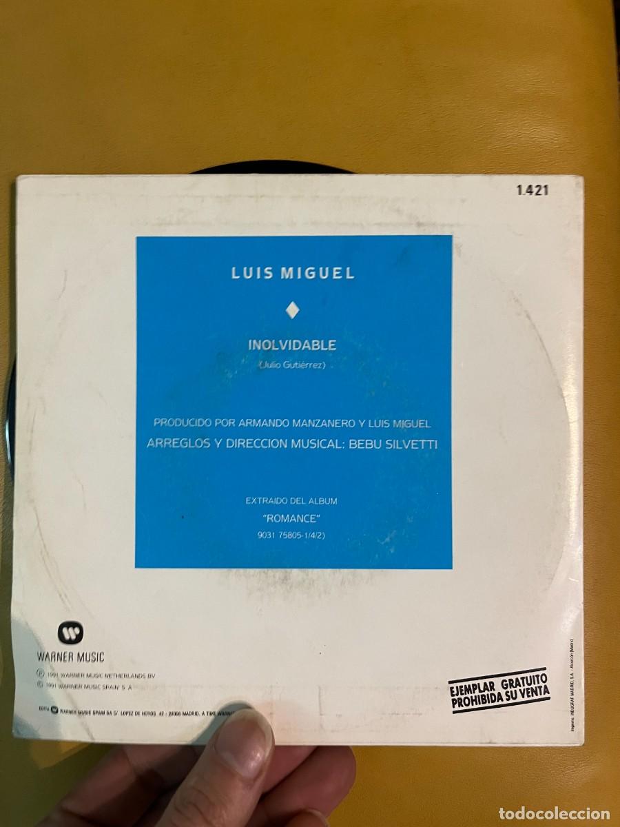 Discos de vinilo: Luis Miguel &lrm;&ndash; Inolvidable - Foto 2