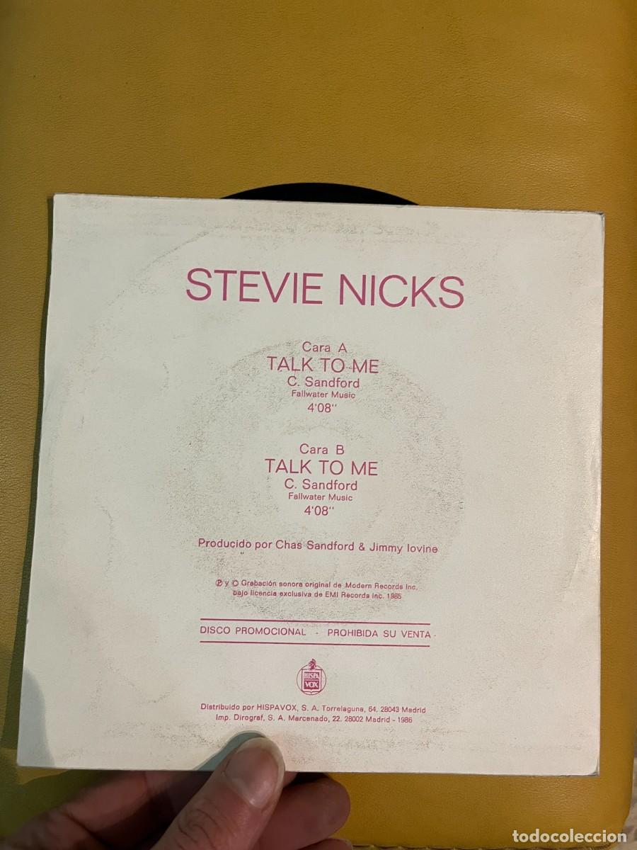 Discos de vinilo: Stevie Nicks &lrm;&ndash; Talk To Me - Foto 2