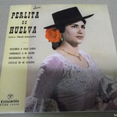 Discos de vinilo: PERLITA DE HUELVA (EP) RECUERDO A PACO ISIDRO AÑO – 1969