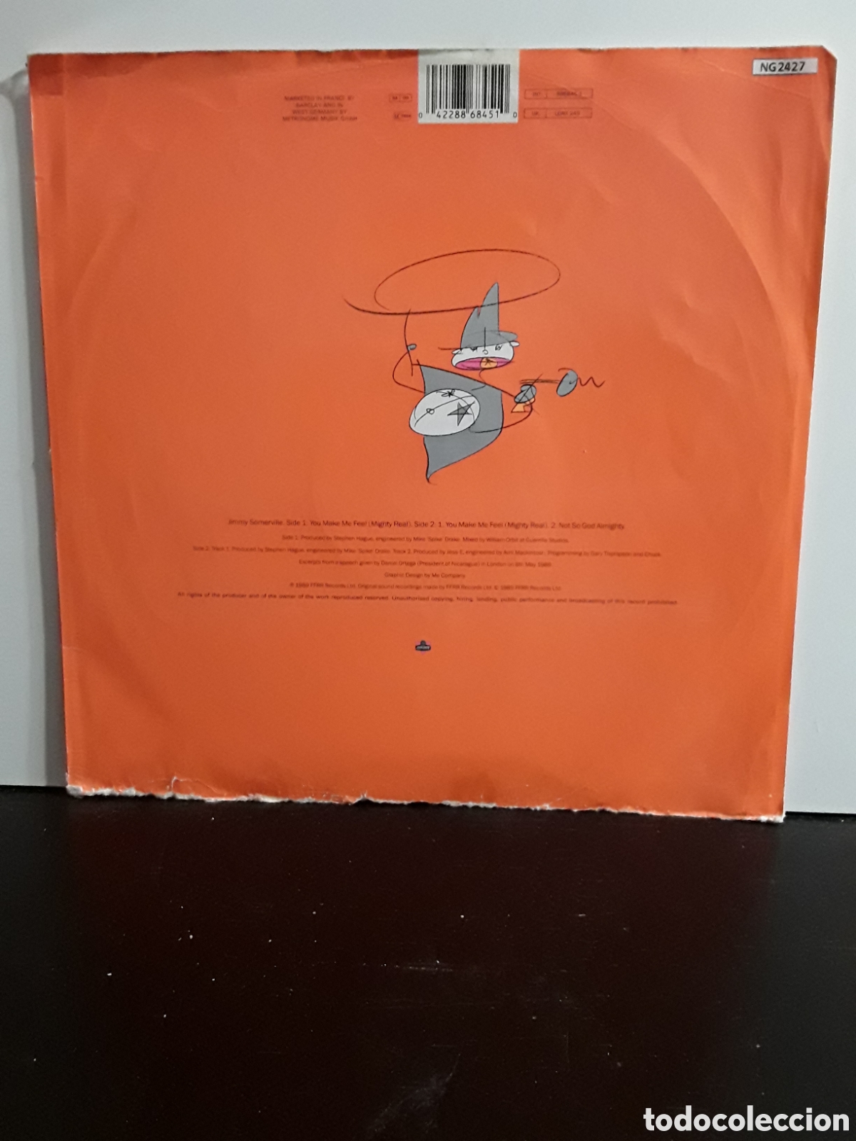 Discos de vinilo: Jimmy Somerville &lrm;&ndash; Mighty Real - Foto 2