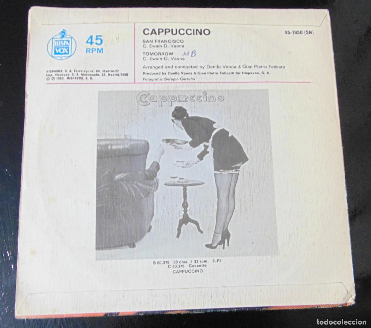 Discos de vinilo: CAPUCCINO - SAN FRANCISCO - SINGLE 1980 - Foto 3