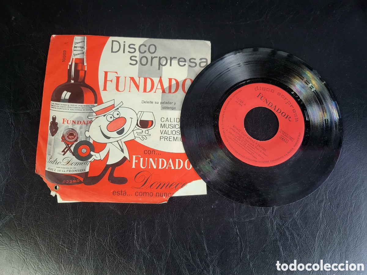 Discos de vinilo: Disco antiguo fundador - Foto 1