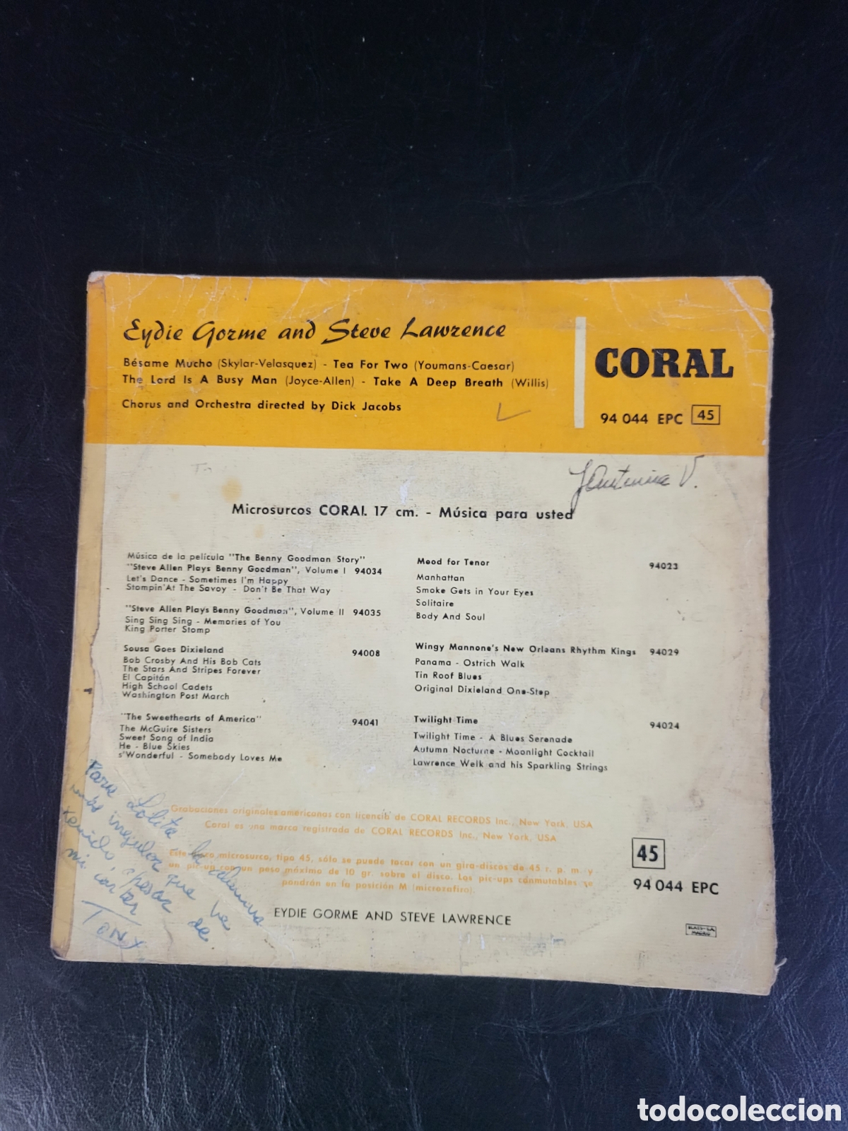 Discos de vinilo: Disco antiguo vinilo - Foto 3