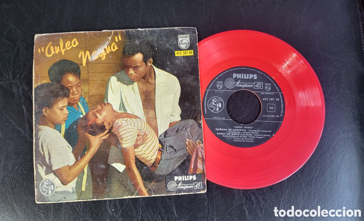 Discos de vinilo: Disco orfe&oacute;n negro antiguo - Foto 1