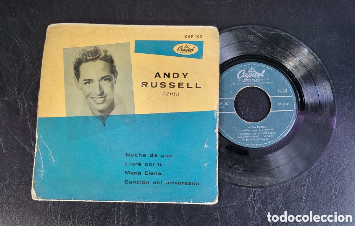 Discos de vinilo: Disco antiguo andy russell - Foto 1