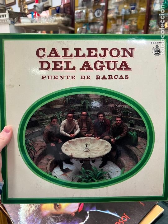Discos de vinilo: LP CALLEJON DEL AGUA - PUENTE DE BARCAS - Foto 1